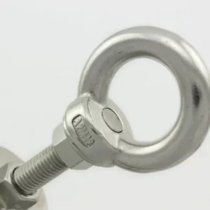 Ringmutter mit Holzgewinde für die Führung von Seilen zur Fassadenbegrünung
