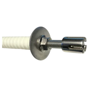 glasfaser kreuzklemme in schräger ansicht